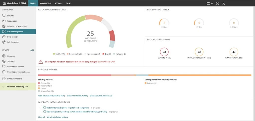 Gestión de Parches de WatchGuard 2
