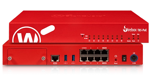 a red box with ports