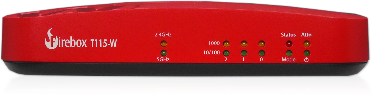 WatchGuard Firebox T115-W firewall con Wi-Fi para pequeñas empresas
