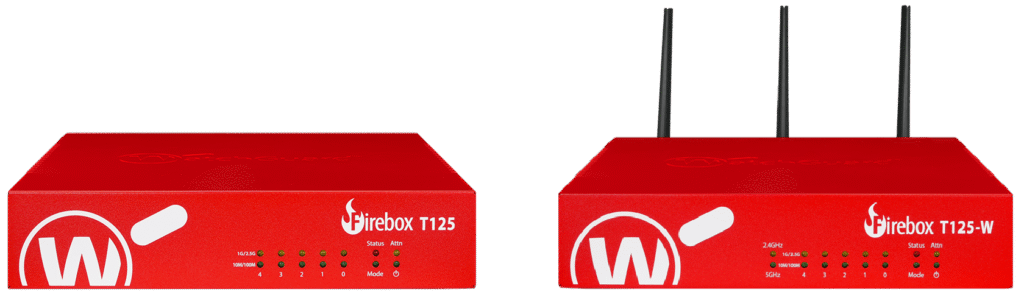 WatchGuard Firebox T125 firewall empresarial con Wi-Fi para pequeñas empresas