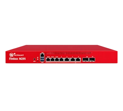 WatchGuard Firebox M295 firewall empresarial con múltiples puertos de red