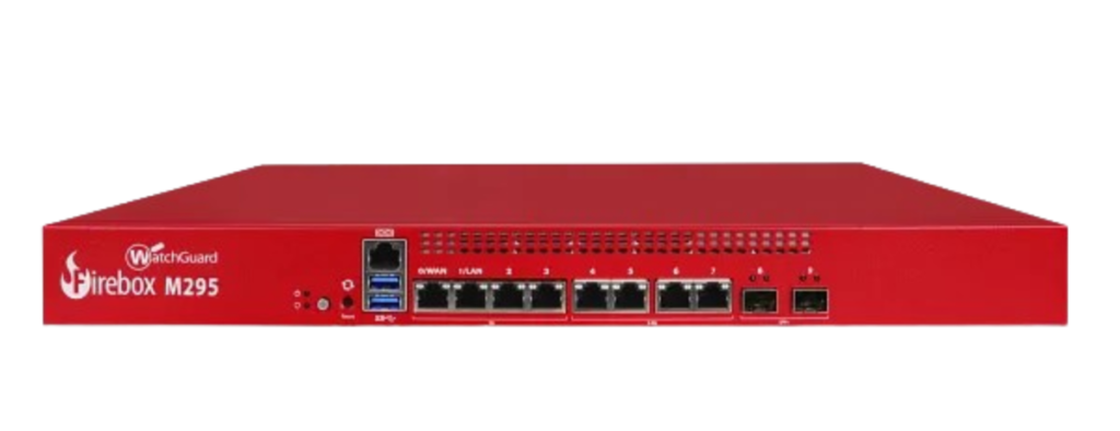 WatchGuard Firebox M295 firewall empresarial con múltiples puertos de red
