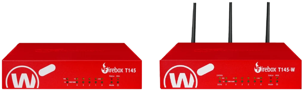 WatchGuard Firebox T145 firewall empresarial de alto rendimiento para pymes