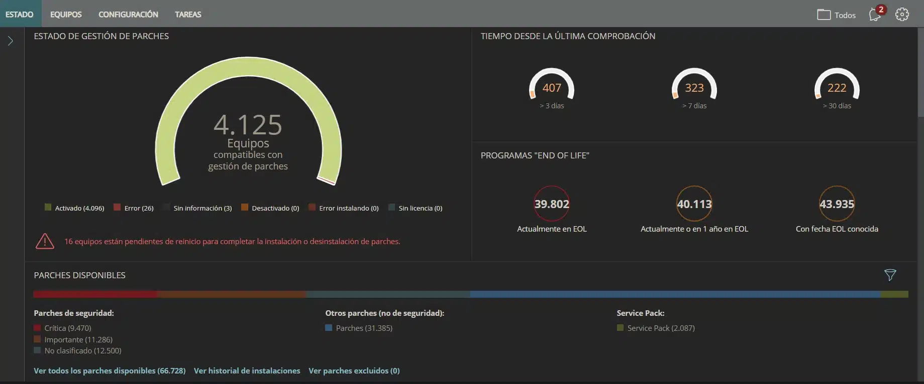 Gestion de parches