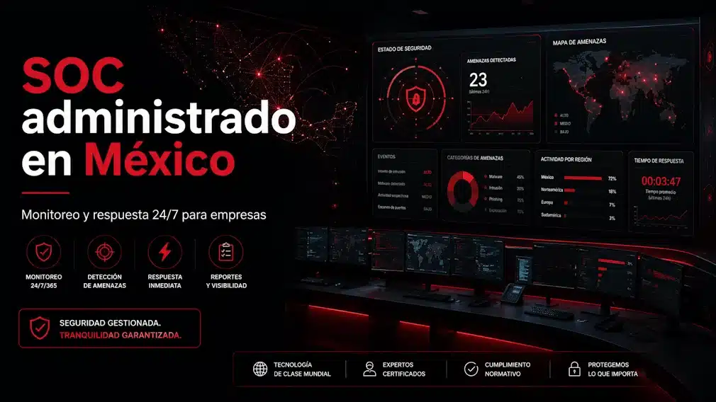 SOC administrado en México SOC administrado en México